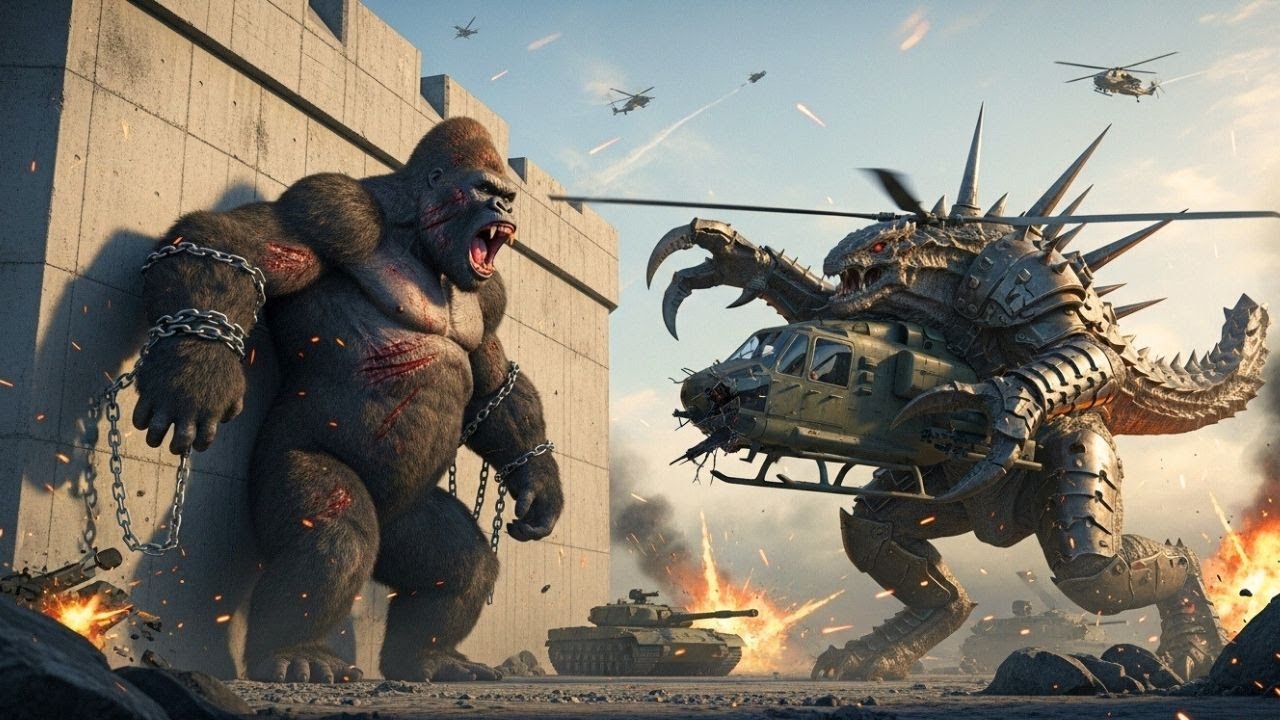 King Kong And Godzilla Rise As Heroes, Rescuing Themselves From Mankind’s War!