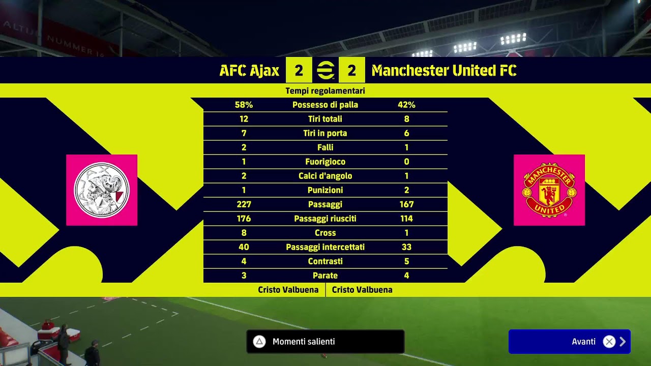 VGL CAMPIONATO INFERNO 17' G AJAX VS Manchester