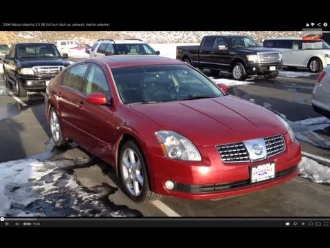 2006 Nissan Maxima 3 5 Se Full Tour Start Up Exhaust