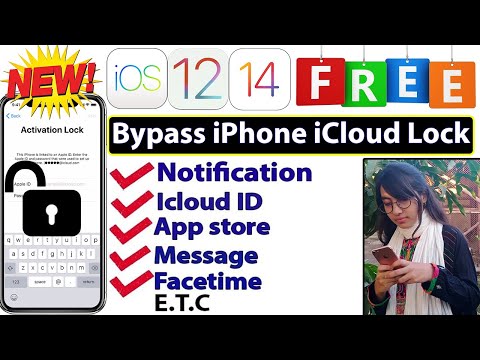 How to Bypass iPhone iCloud in Full Free | IOS 12, IOS 14 | iCloud Sign in Notification, On/Off Fix