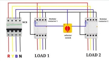 3 phase modular contactor connection #3phase