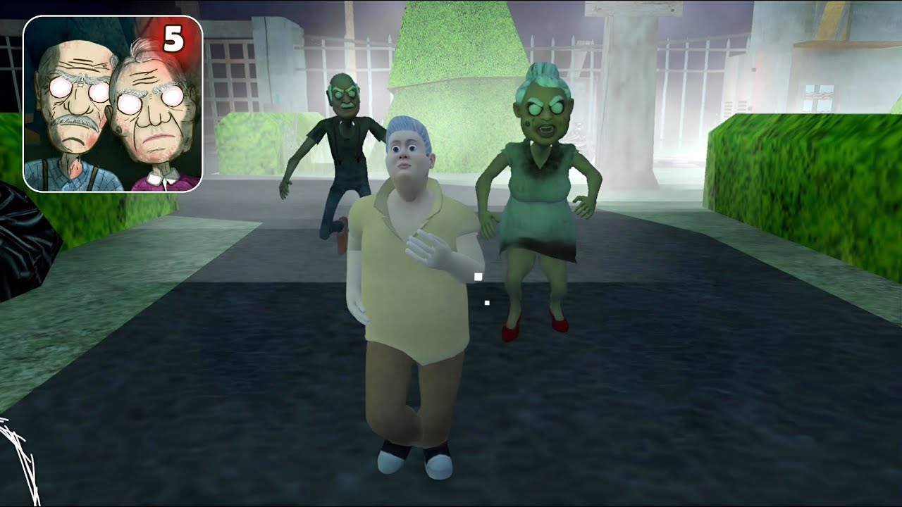 Granny and Grandpa 5 Origin ALL ENDINGS