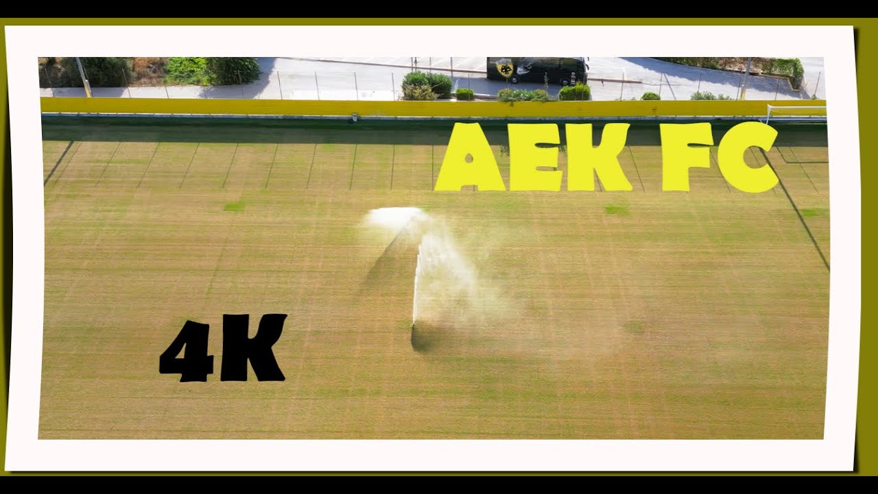 ΣΕΡΑΦΕΙΔΕΙΟ // Εργασίες ανασύστασης του χλοοτάπητα (Drone 4K)