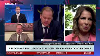 Γιώργος Λυκουρέντζος Κοινοβουλευτικός Συντάκτης REAL NEWS στην τηλεόραση BEST 15-04-2026