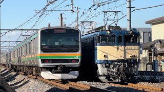 配給列車　EF64 1030+E235系F-22編成