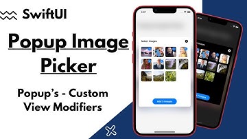 SwiftUI Popup Image Picker - Custom Popup