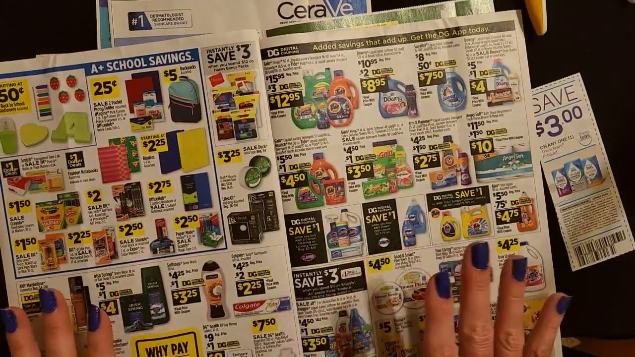 ASMR | Reviewing & Clipping Coupons | Paper Sounds (Whisper)