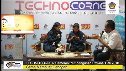 Universitas Udayana : Game Membuat Gebogan