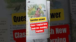 class 7 english chapter 1 (learning together) question answer/ class 7 poorvi ncert book 2026