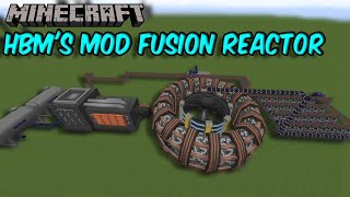 How to set up " Nuclear FUSION REACTOR" in HBMs Mod | Self Sustaining Fusion Reactor Tutorial