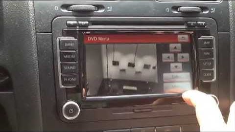 2010 VW Jetta TDI - unlock the RNS510 VIM video in motion dvd player capability