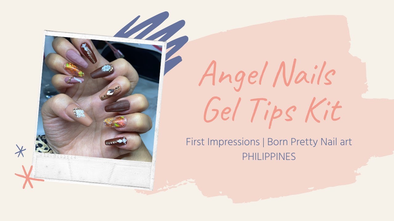 ANGEL NAILS gel tips kit First impressions | Born pretty Gel polish