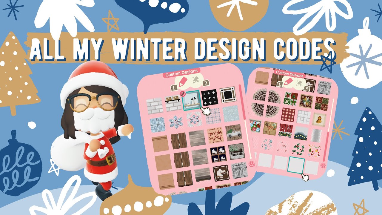 All Winters Design Code on My Animal Crossing Christmas Island | Animal  Crossing New Horizons - YouTube