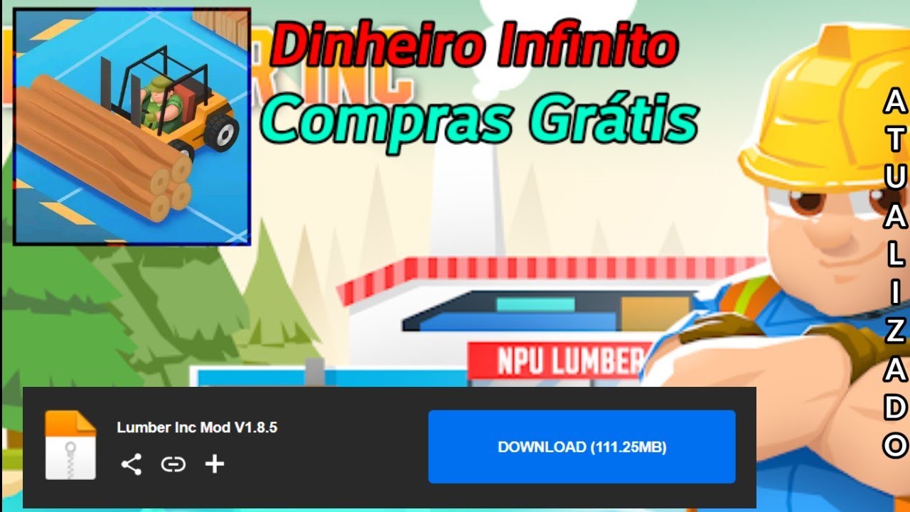 Lumber Inc Dinheiro Infinito ! Atualizado V1.8.5 YouTube