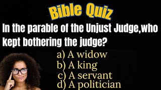 Exploring Biblical Parables: 15-Question Trivia Quiz | Bible Study Quiz Part 1