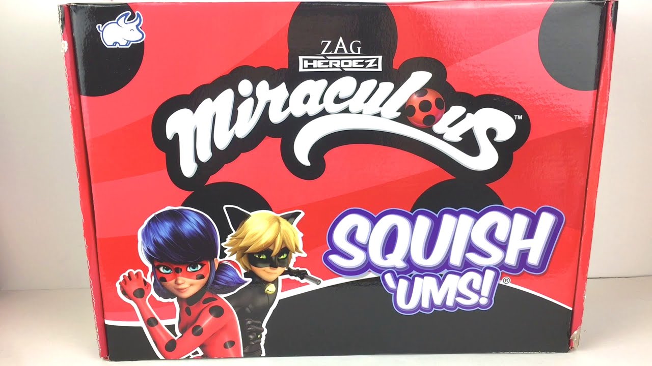 Brand New Miraculous Ladybug Squish'ums 🐞 You can be a Miraculous hero!  There are 8 squishy kwami to choose from, including Ladybug's…