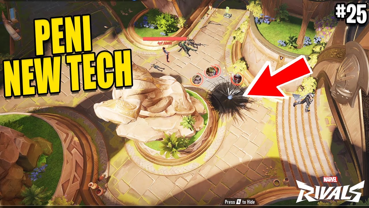 New Peni Parker Invisible Mines Tech is INSANE! - Marvel Rivals WTF & Funny Moments! #25