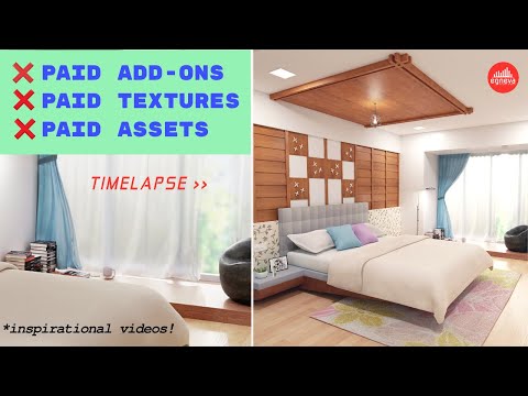 Interior Design Using Blender 2 8 Timelapse Youtube