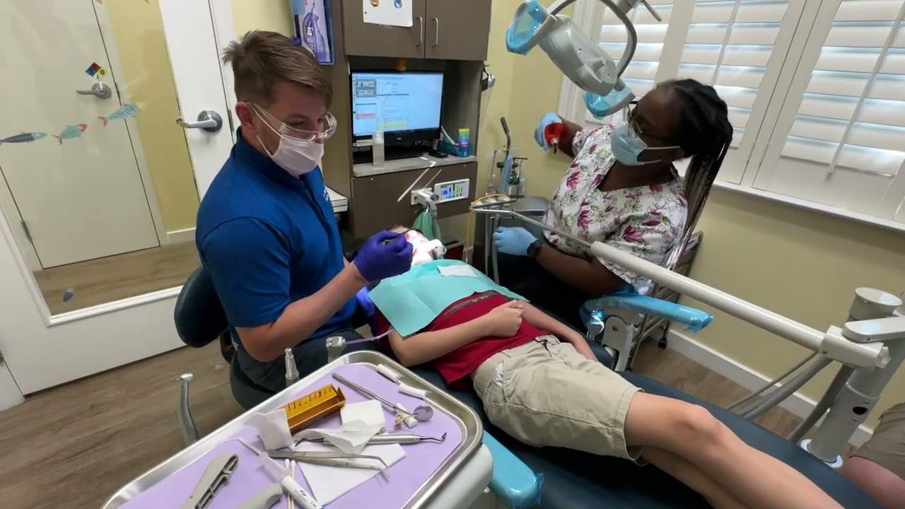 Bryce’s First Cavity Filling and Tooth Extraction at the Dentist