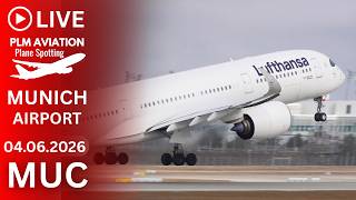   Munich Airport Heavy Action  Plane Spotting Stream
