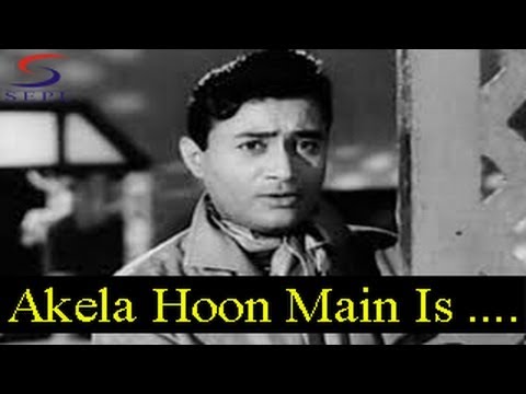 Akela Hoon Main Is Duniya Mein   Mohammed Rafi   BAAT EK RAAT KI   Dev Anand Johnny Walker