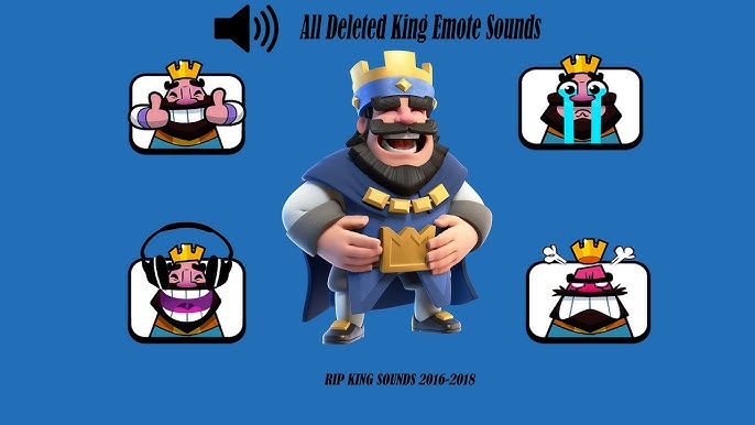 Clash Royale King Emote 