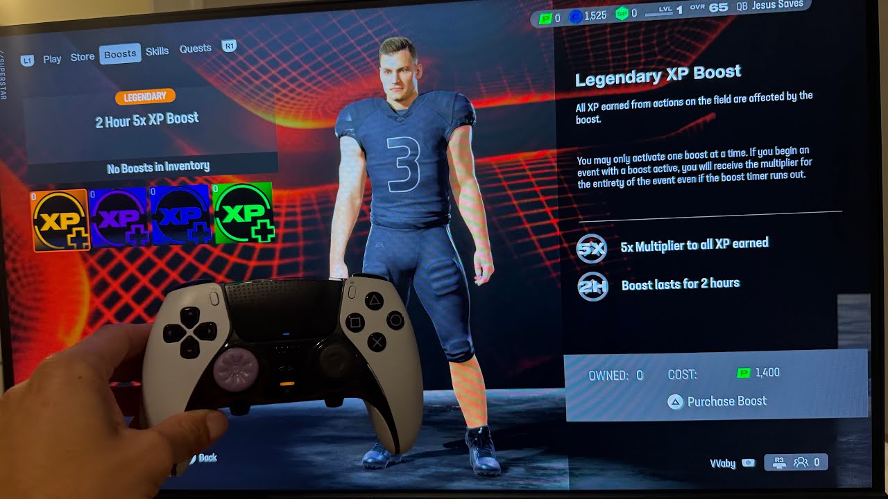 Madden 25: How to Buy & Equip XP Boosts for Player in Superstar Mode Tutorial! (For Beginners)