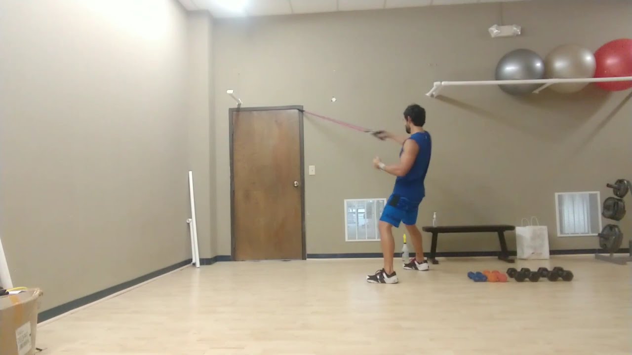 Resistance Bands Door Attachment Single Arm Rows YouTube