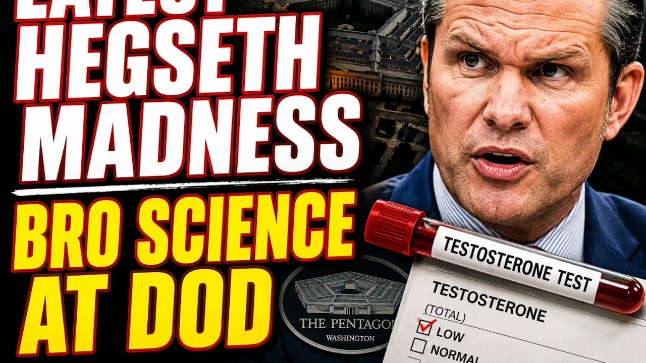 Pete Hegseth is OBSESSED with His Testosterone Levels( 7/16/26)