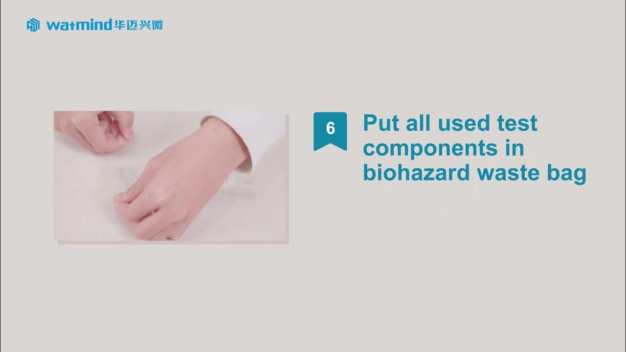 Watmind SARSCoV2 Ag Selftest Kit (Nasal Swab) Operating Video YouTube