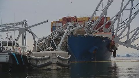 Crews opening channel after Baltimore bridge collapse