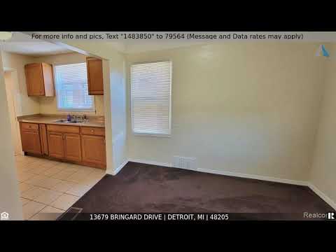 13679 BRINGARD Drive, Detroit, MI home video tour