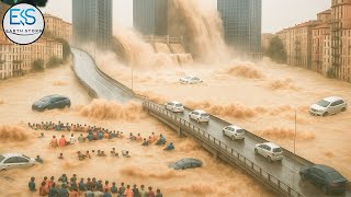 Beijing in Chaos: Flash Floods Submerge Capital, Streets Collapse, Millions of People Trapped