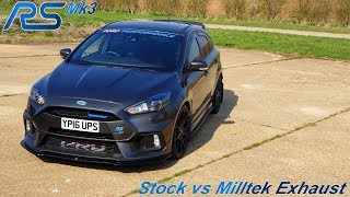 Ford Focus RS Mk3 - Stock vs Milltek Non-Rs Sports Cat