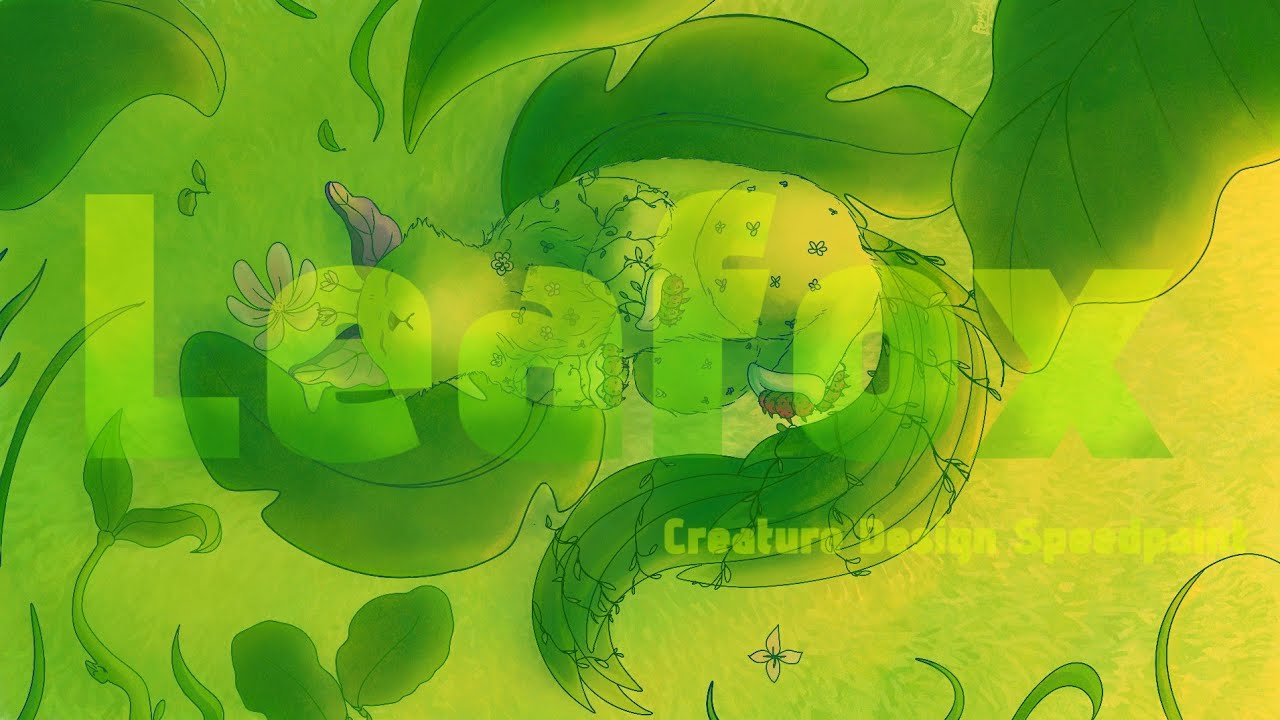 Creature design Speedpaint - Leafox