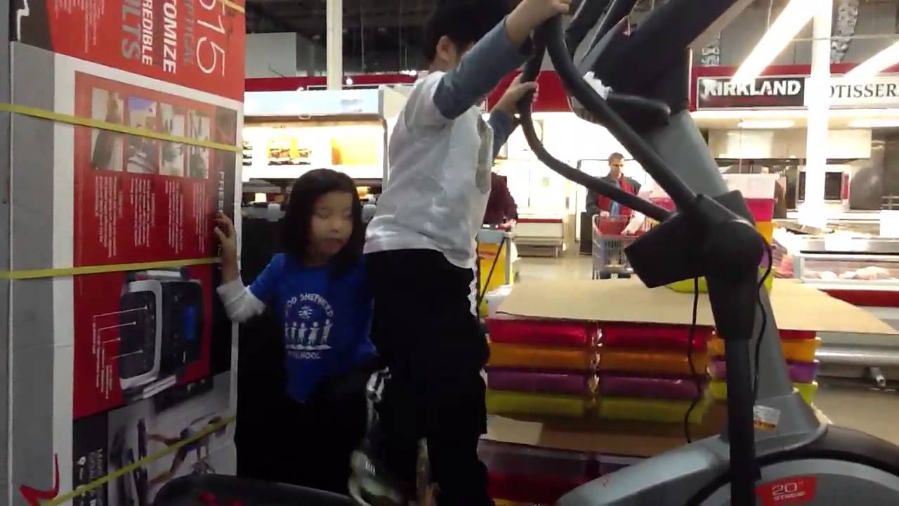 Exercise machine at Costco YouTube