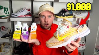 I Dyed $1,000 Off-White Sneakers.. *FAIL*