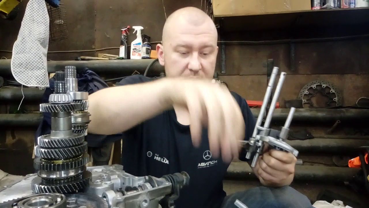 Сборка КПП Шевроле Авео 1.2 ( Chevrolet Aveo T250 , T255 ) - YouTube