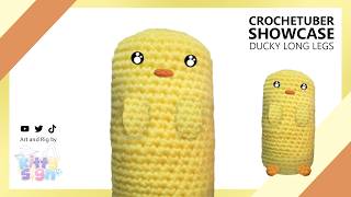 FREE crochetuber - ducky long legs live2d showcase