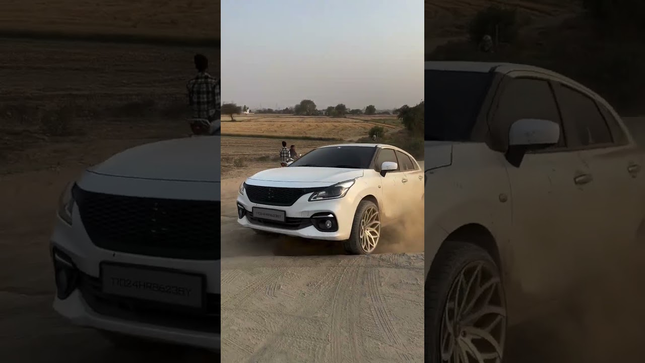 BALENO OFFROADING WITH ALLOYS, 