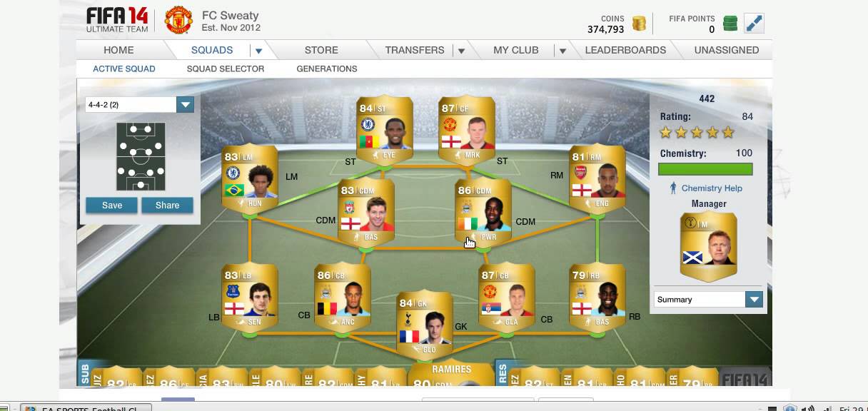 Fifa 14 Giveaway Robin Van Persie Ultimate Team December 2013 manchester united transfer news