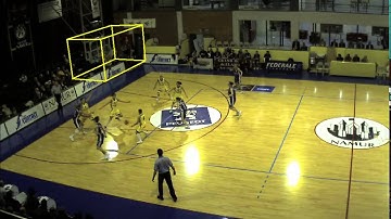 3D ball detection (CCA, basket area, graph trajectory)