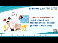 TUTORIAL PENDAFTARAN SNBP TAHUN 2023