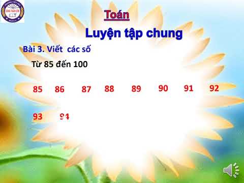 Lớp 1-N28T4- Toán Luyện tập chung
