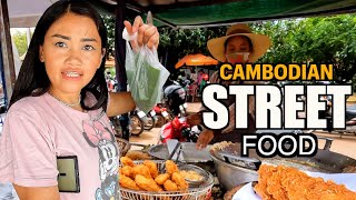 CAMBODIAN LOCAL STREET FOOD/ EAT ALL YOU CAN SHOP TILL YOU DROP!/ PUB STREET &amp;OLD MARKET SIEM REAP🇰🇭