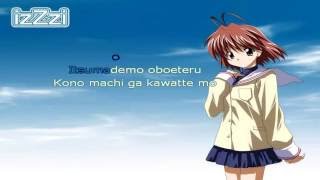 [ KARAOKE ] Clannad After Story OP1 - Toki wo Kizamu Uta ( instrumental + lyrics )