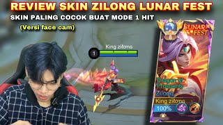 REVIEW SKIN ZILONG LUNAR FEST, KUALITAS 100 JT TAPI GW KASIH RATING 4/10 GARA-GARA INI.. | MLBB