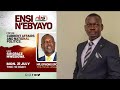 ENSI NE BYAYO ONE ON ONE WITH HON OFWONO OPONDO SIR GRACE MWESIGWA ENSI NE BYAYO ONE ON ONE WITH HON OFWONO OPONDO SIR GRACE MWESIGWA