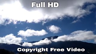 Time Lapse Video Of White Clouds | Copyright Free Footage 1080p