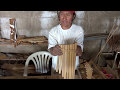 Making a pan flute